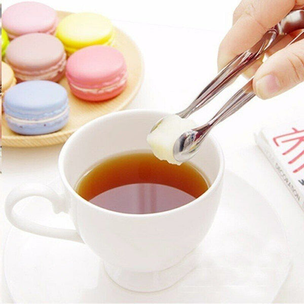 Coffee Sugar Clip Stainless Steel Tweezer Ice Cube Little Tea Clamp kitchen Tool
