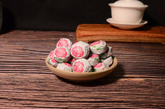 HelloYoung 500g Yunnan Pu'er Tea Leaves Jindian Tea Factory Rose Flavor Small Tuo Tea Ripe