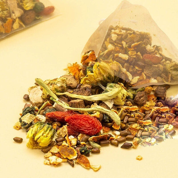 Liver Tea Formula Chrysanthemum Cassia Seed Honeysuckle Detox Health Tea Bags