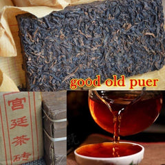 HelloYoung New Old China Ripe Puer Tea Puerh Chinese Tea Yunnan Puerh Tea Puer Shu 100g