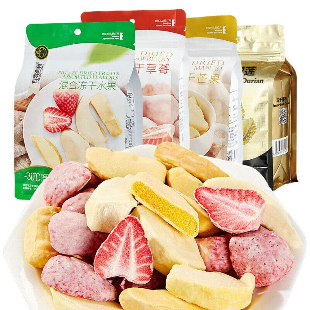 Freeze Dried Strawberry Durian Mango Snack Instant Main image