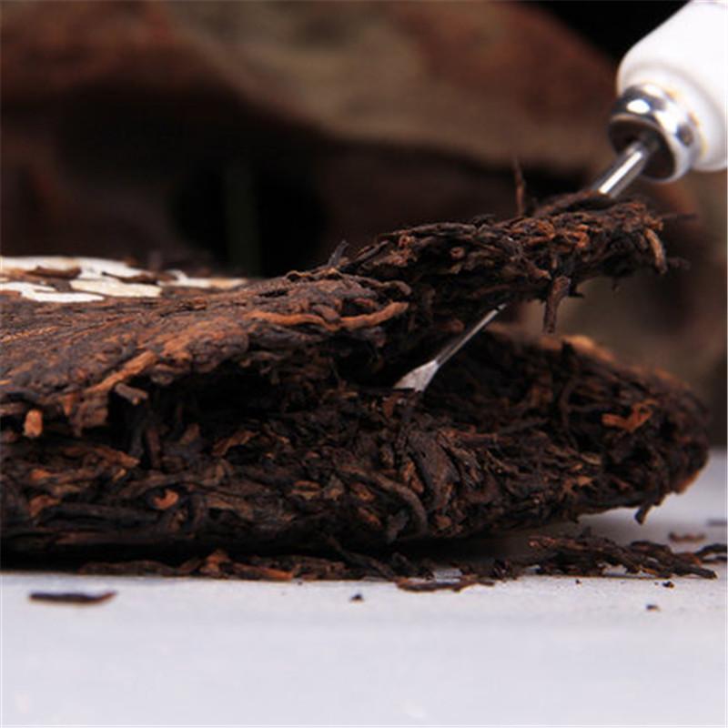 357g/12.59oz  Original Seven Sub-cake Puer Black Tea Aged Flavor Ripe Pu-Erh Tea