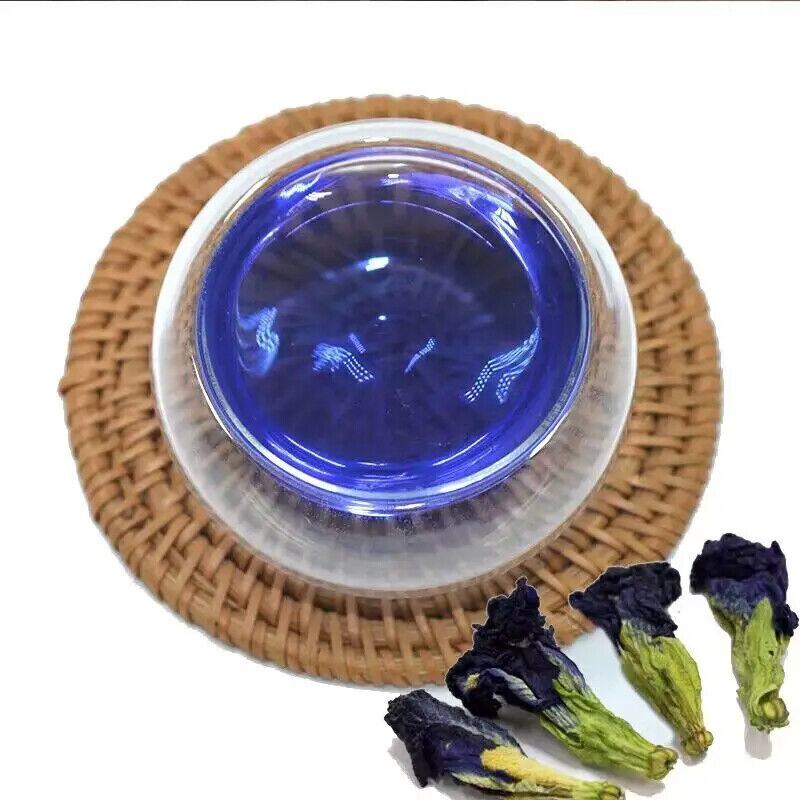 100% Pure Water Soluble Food Grade Blue Matcha Butterfly Pea Flower Powder