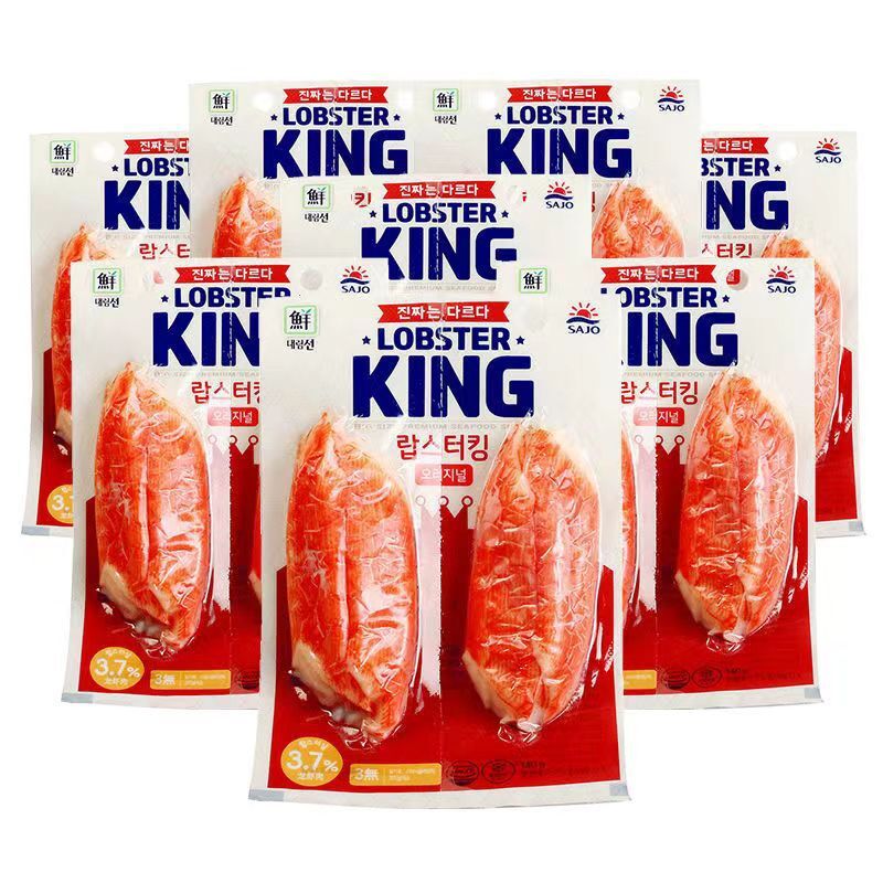Korean Dalin Cod Lobster Simulation Crab Stick Original Crab Meat Snack 140g Secondary image