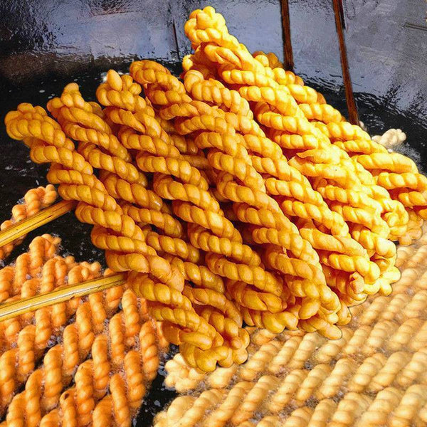 New Shaanxi Snacks Casual Long Twist Fragrant Crispy Twist Old-fashioned  Pastry