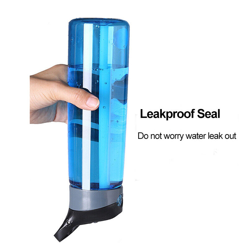 Leak-proof Straw Drinkware Water Bottle Portable Bottle Sports Plastic Flask Lid