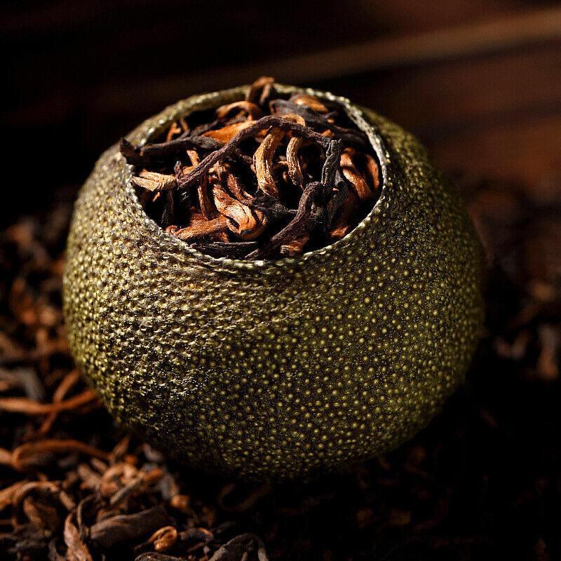 Raw Sun-dried Tangerine Pu'er Tea Kumquat Tangerine Peel Yunnan Pu'er Ripe Tea Secondary image
