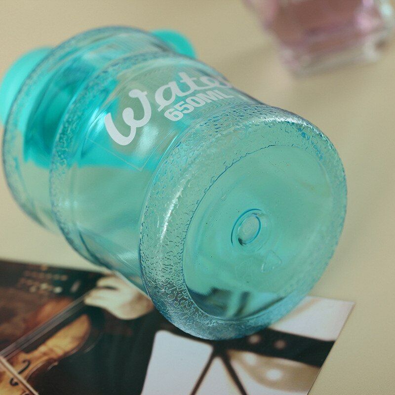Plastic Bottled Water Bottle Portable Outdoor Drinking Bottle Drinkware Readily