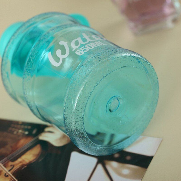 Plastic Bottled Water Bottle Portable Outdoor Drinking Bottle Drinkware Readily