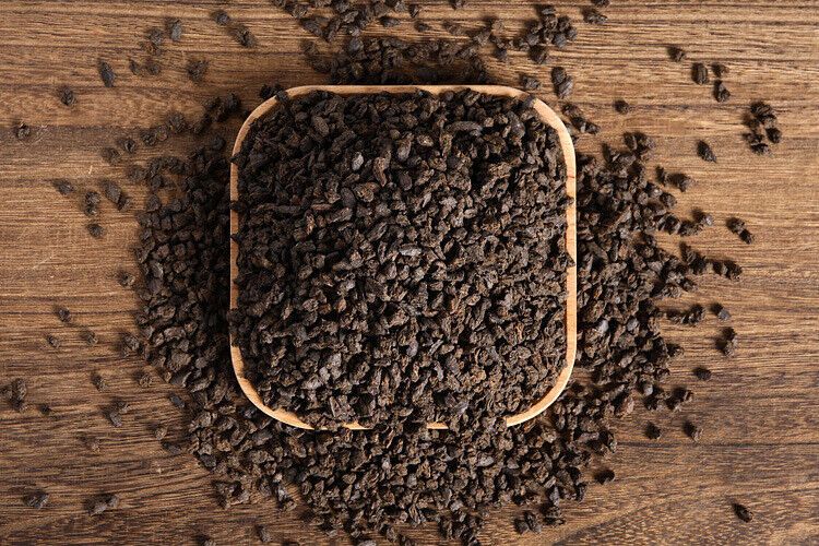 HelloYoung Yunnan Pu'er Tea Menghai Tea Fossil 500g Loose Tea Ripe Tea