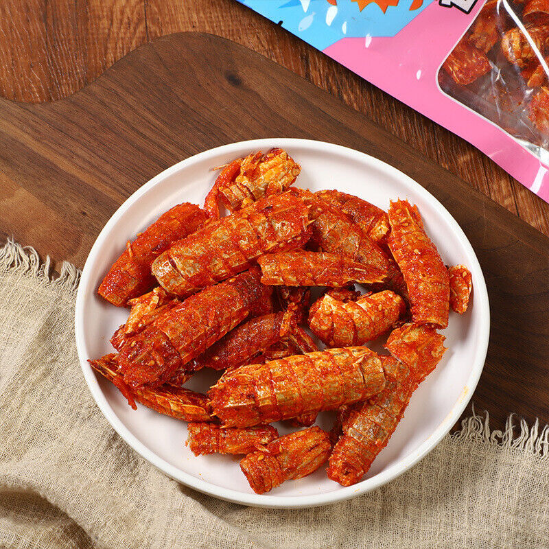 10 Packs Spicy Sea Crab Spicy Instant Small Crab Pipa Shrimp Seafood Snacks