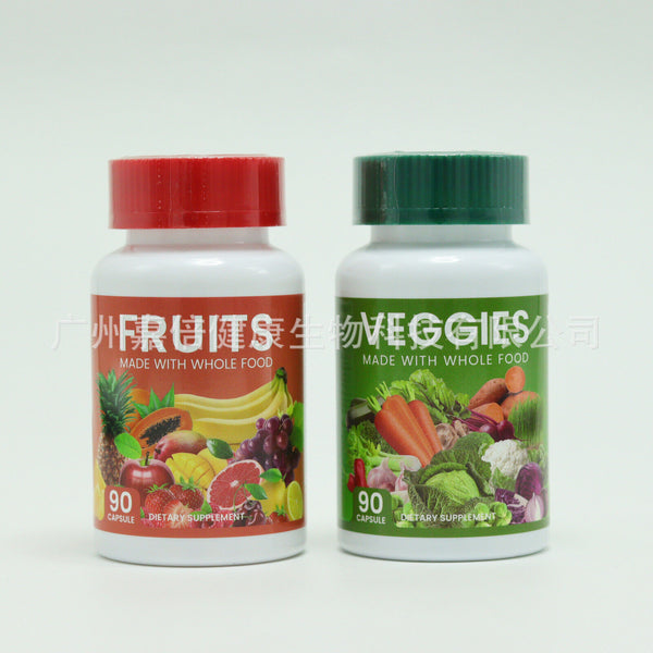 Fruit and Vegetable Capsules Vitamin Supplements Fruits and Vegetables