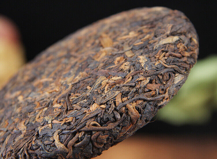 HelloYoung 100g Pu'er tea cake Brown Mountain seven cakes round tea ripening small cake tea