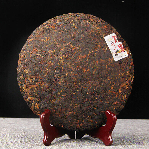 HelloYoung Puerh Tea Yunnan Menghai Pu'er Ripe Tea Cake Banzhang Ripe Tea 云南勐海陈香普洱熟茶饼班章熟茶