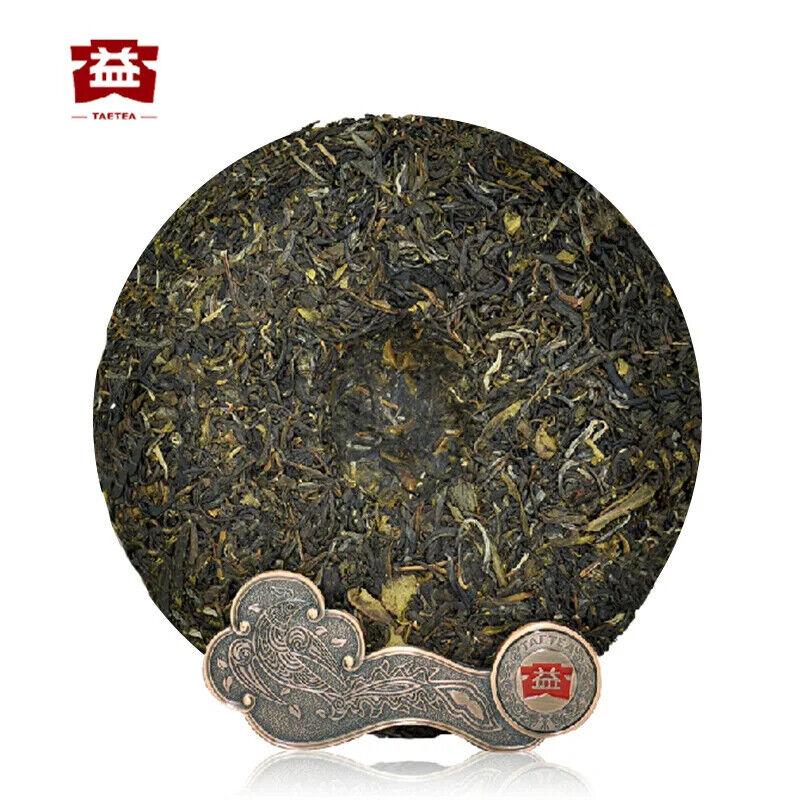 357g Famous Puer Tea Brand Dayi Unfermented Puer Tea Cake Yunnan Qi Zi Cha Bing Main image