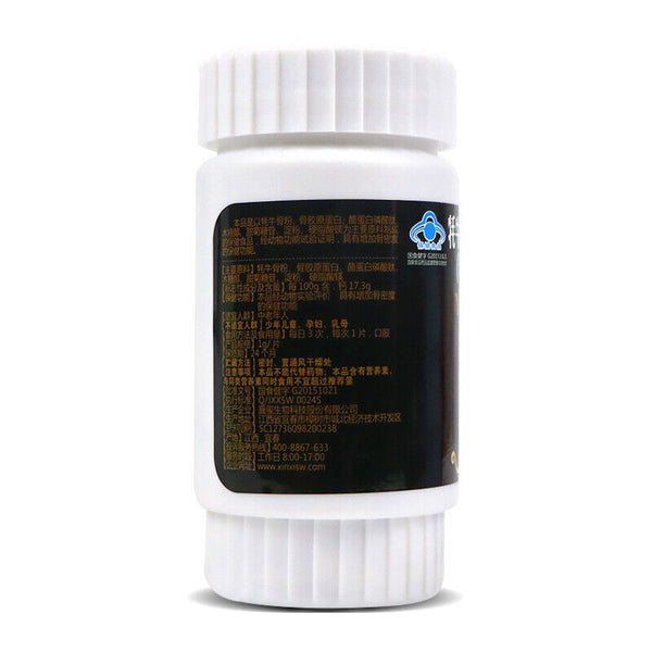 Yak Bone Plus Bone Collagen Tablets Sugar Free Chewable Calcium 90 Tablets