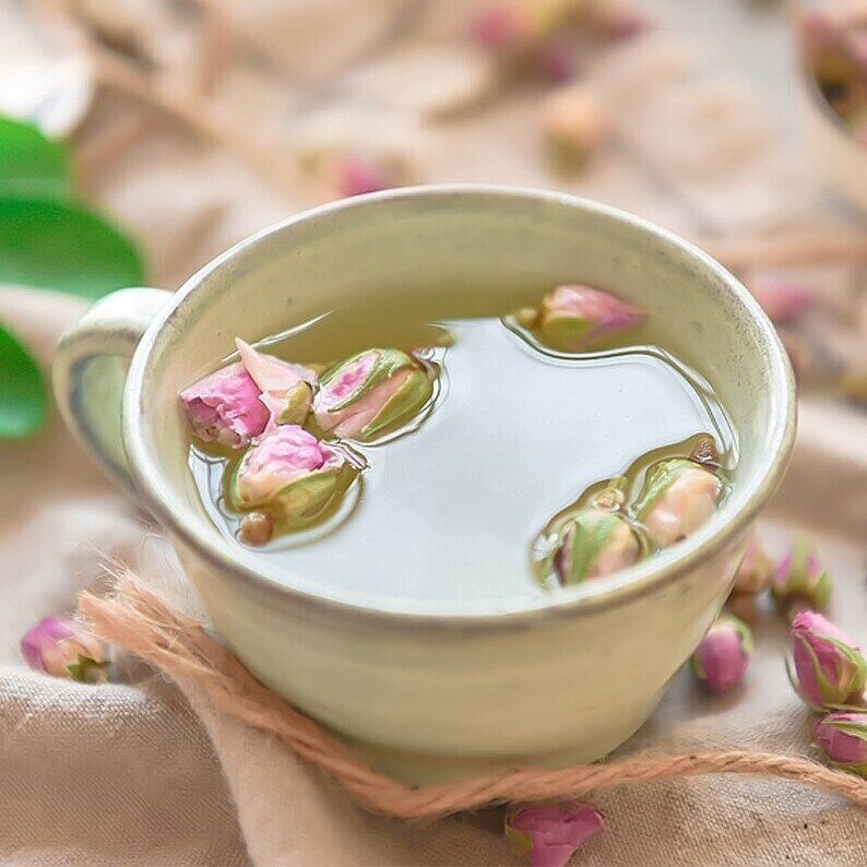 Organic Dried Rose Buds Dried Herbs France Rose Herball Teas Makes A Healthy Tea
