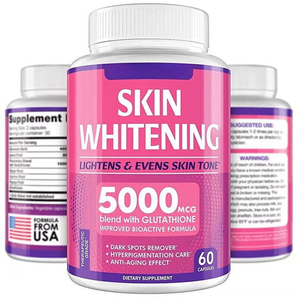 Skin Whitening Capsules - L-Glutathion - Aufhellung, Antioxidans, Anti-Aging