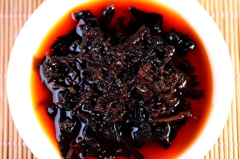 HelloYoung 200g Yunnan Pu-erh Tea Brick Menghai Ripe Tea Ripe Pu Aged Old Tea Black Tea