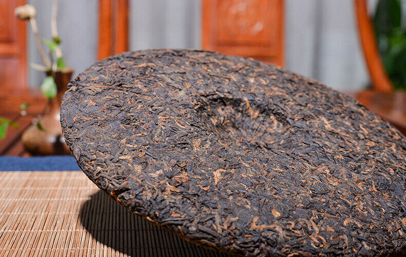 HelloYoung Yunnan Pu'er 357g Menghai Pu'er Ripe Tea Cake Yunnan Tea