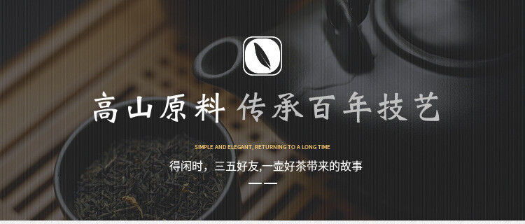 HelloYoung 450g Hunan Anhua black tea hand-built por brick tea golden flower black aged tea