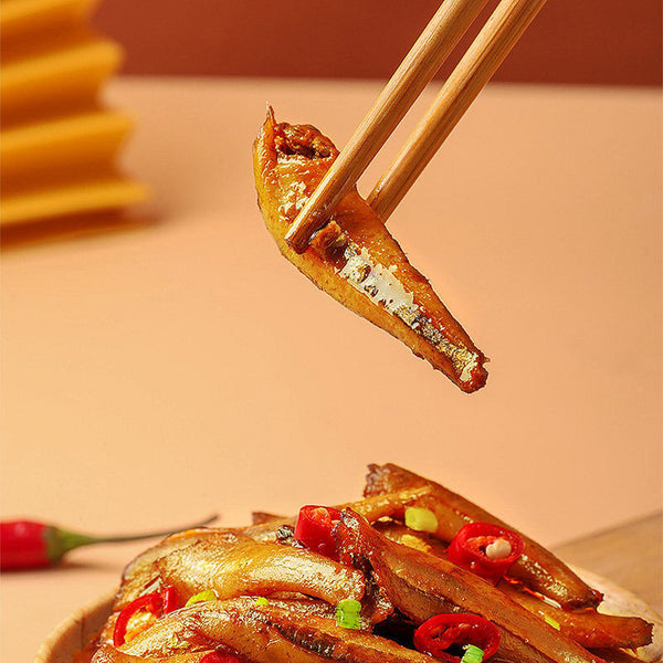 Jinzai Small Fish Spicy Dried Small Fish Spicy Snacks 12g*20 Packs 劲仔小鱼仔香辣小鱼干