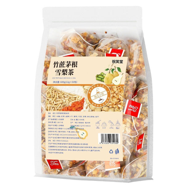 Bamboo Sugar & Wild Root Snow Pear Tea 200g – Triangle Tea Bags