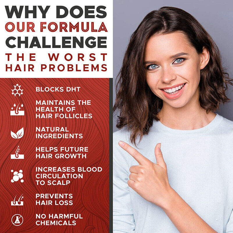 DHT Blocker with Biotin - Boosts Hair Growth & New Follicle Growth Saw Palmetto