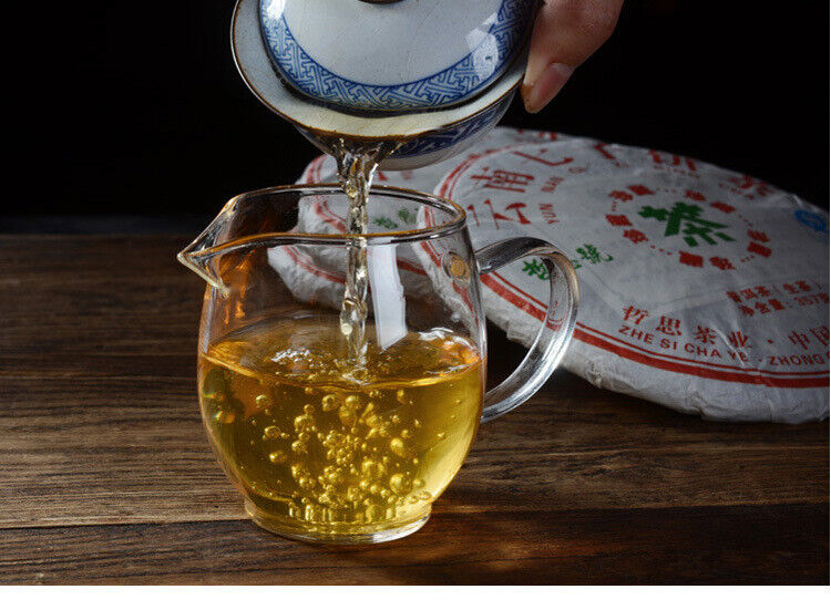 HelloYoung 357g Head Spring Tea Yunnan Pu'er Tea Raw Pu'er Tea Cake Yunnan Qizi Cake Tea