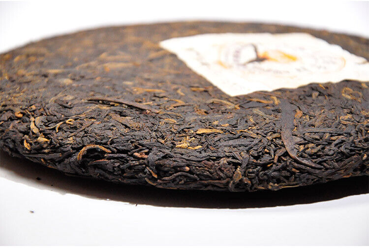 HelloYoung TeaPu-Erh Tea Cake Ancient Tree Black Tea Gift 357g Yunnan Puerh Tea 7598 Ripe