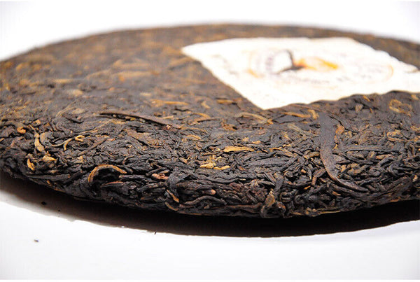 HelloYoung TeaPu-Erh Tea Cake Ancient Tree Black Tea Gift 357g Yunnan Puerh Tea 7598 Ripe