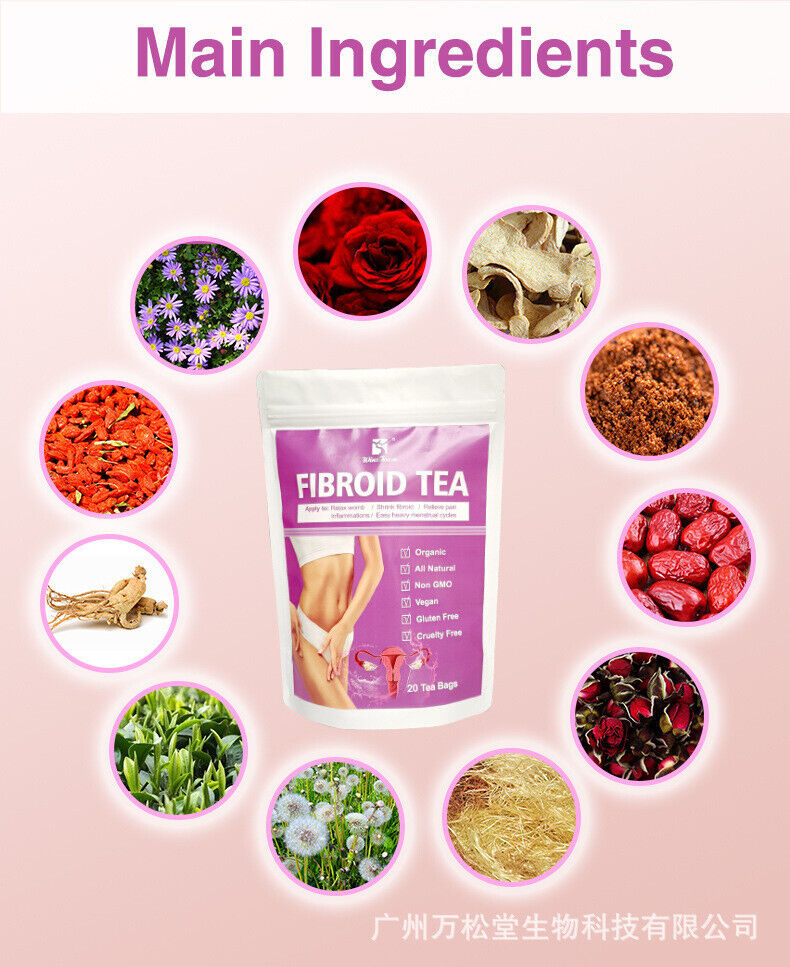 Fibroid Tea Nourishing the Female Reproductive Sytem Health Fiber Tea