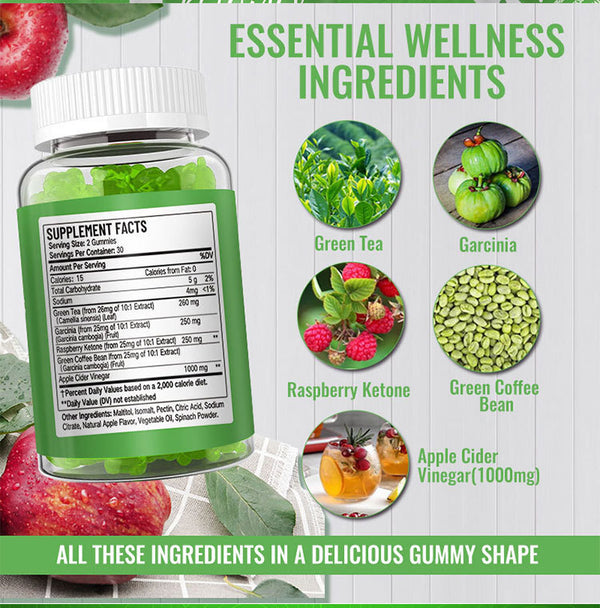 Keto ACV Weight Loss Gummies 60 Capsules per Bottle