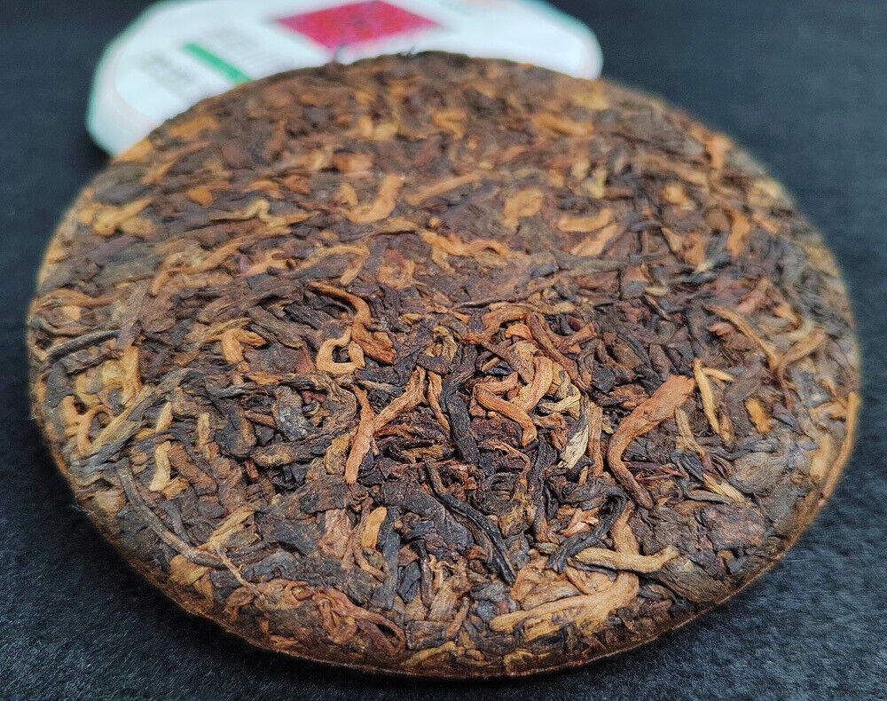 HelloYoung Pu'er Tea 100g Small Cakes Yiwu Pu'er Raw Tea Banzhang Ripe Tea Cake Yunnan Tea