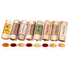 8 Flavors Yunnan Black Tea Yunnan Puer White Tea 100 Gram Each Small Packing