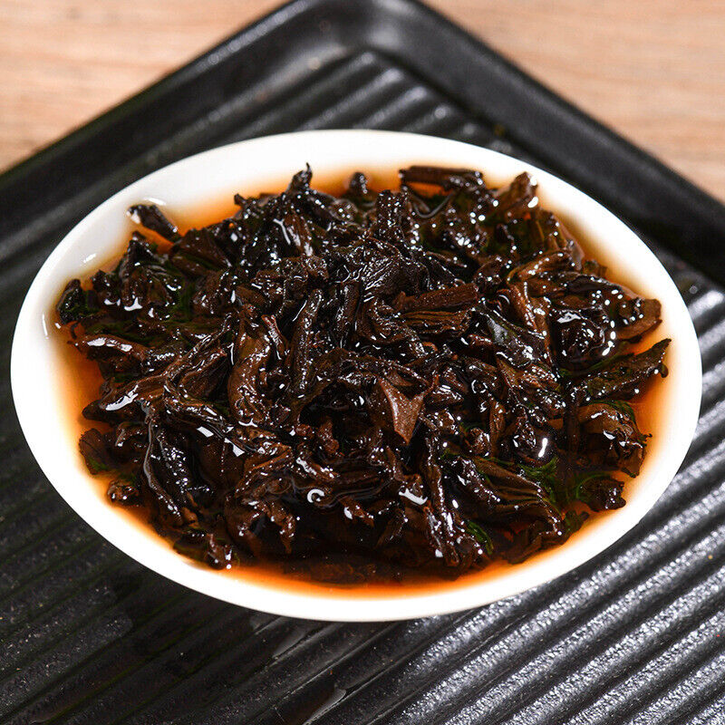 HelloYoung 357g Explosive aged Yiwu ripe tea cake Yunnan seven seed cake tea