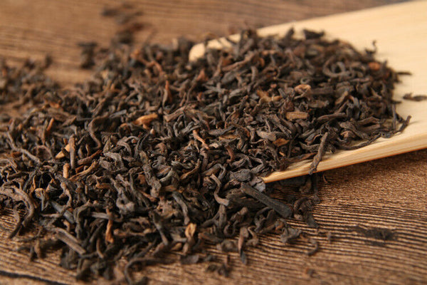 HelloYoung 500G Yunnan Pu'er Tea Menghai Old Tree Golden Buds Grade 1 Loose Tea Ripe Tea