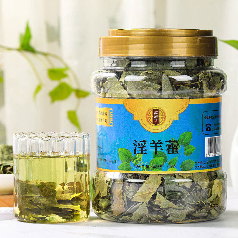 50g Epimedium Blatt ganze Blatt männliche tonische Infusion Zutaten Infusion Tee