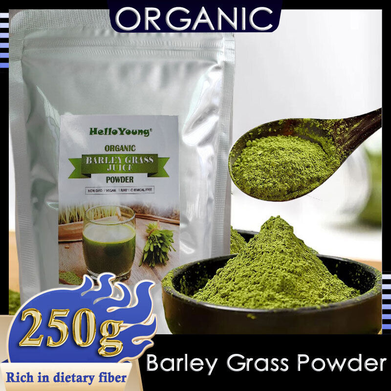 Barley Grass Powder 250g Gluten-Free Soy-Free Vegan & Paleo Daily Greens Booster