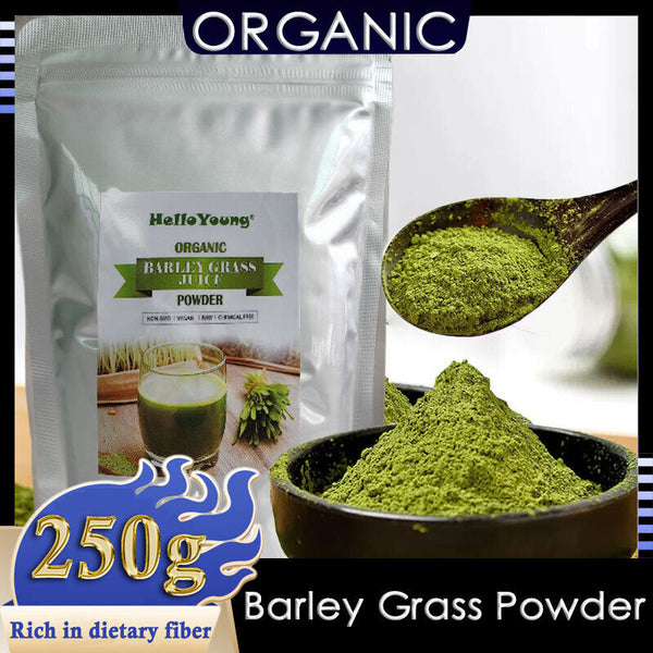 Barley Grass Powder 250g Gluten-Free Soy-Free Vegan & Paleo Daily Greens Booster