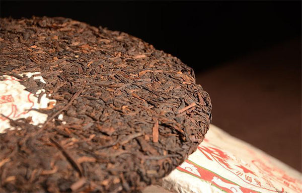 357g Classic Old Ripe Pu-erh Tea Cake Yunnan Tea Original Flavor Black Puer Tea