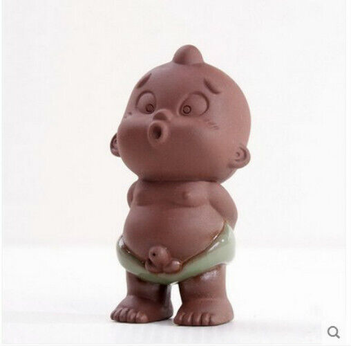 Tea Pet Ornament Tea Decoration Chinese Folk Art Purple Clay Decoration Crafts