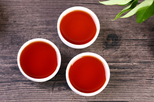 Yunnan Puerh Tea Menghai Ancient Tree Cake Tea Cooked Tea Puerh Aged Tea 357g