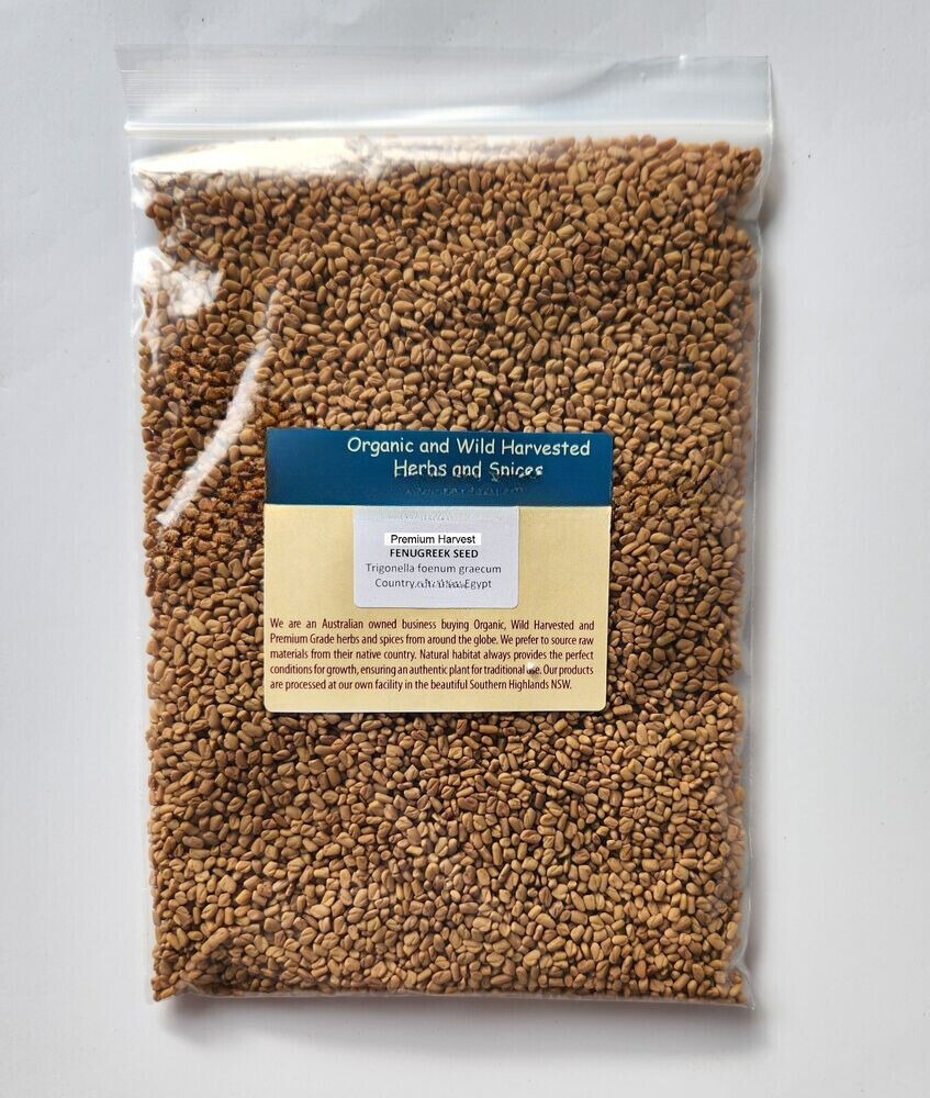 FENUGREEK SEED PREMIUM HARVEST HERB TEA 250g Trigonella foenum graecum dried Main image