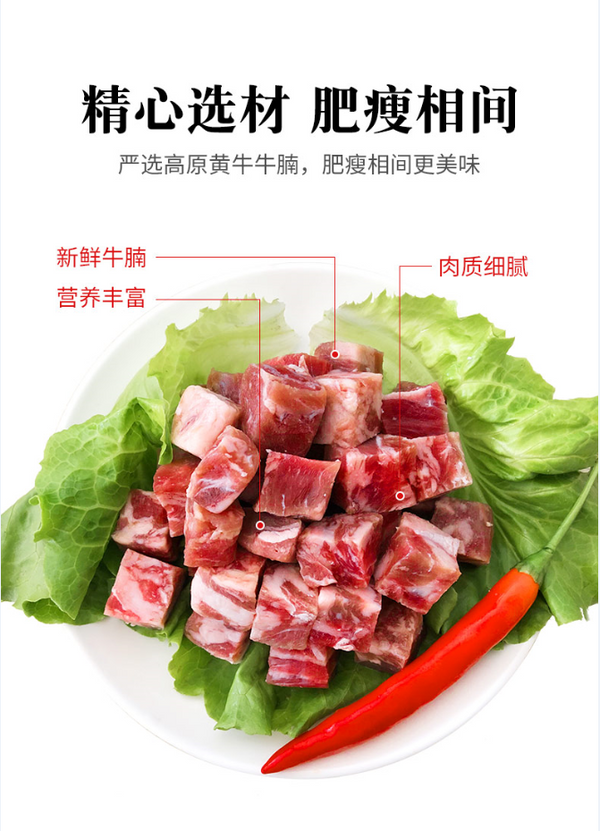 300g Convenient Meal Braised Beef Canned Ready-to-Eat Pure Beef Meat