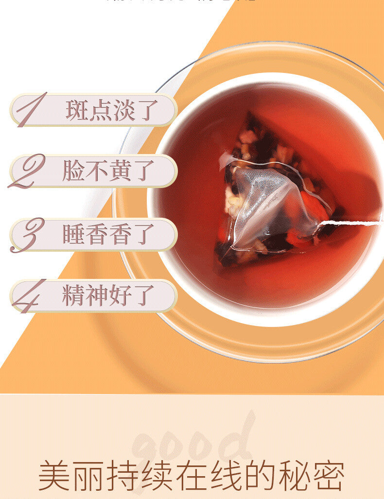Vitality Tea Health Tea Bag American Ginseng Ganoderma Lucidum Astragalus Tea