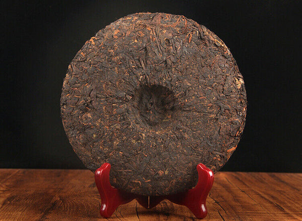 HelloYoung Iceland Jiao Mu Ripe Tea Cake Spring Tea New Tea Pu'er Seven Seed Cake Tea