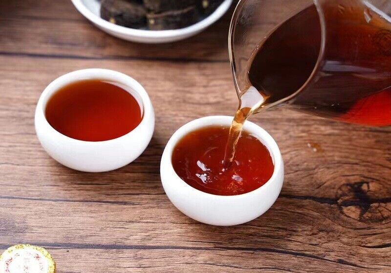 500G Yunnan Pu'er Tea Glutinous Aroma Xiao Tuo Tea Strong Aroma  Aged Ripe Tea