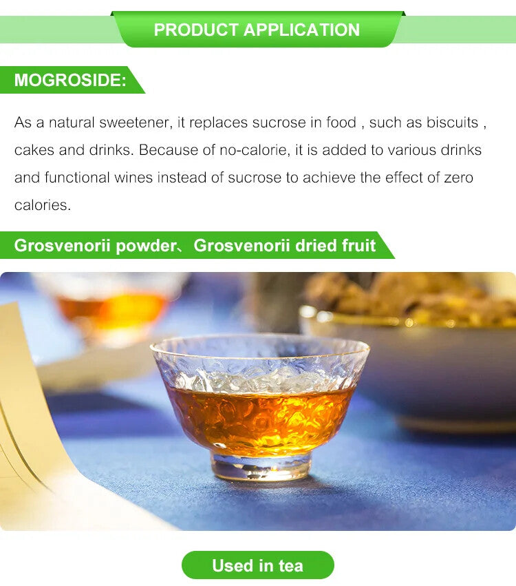 Monk Fruit Korni Luo Han Guo Granules Confectioners Monk Fruit  Sweetener