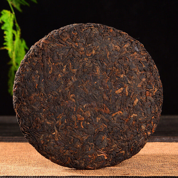 HelloYoung TeaAncient Tree Ripe Black Tea Health Care250g Yunnan Pu-Erh Tea Cake High Quality